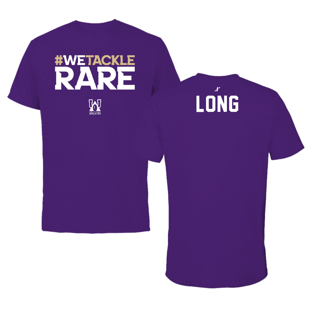 Western Carolina University TF and XC Purple Uplifting Athletes Tee - Ethan Long