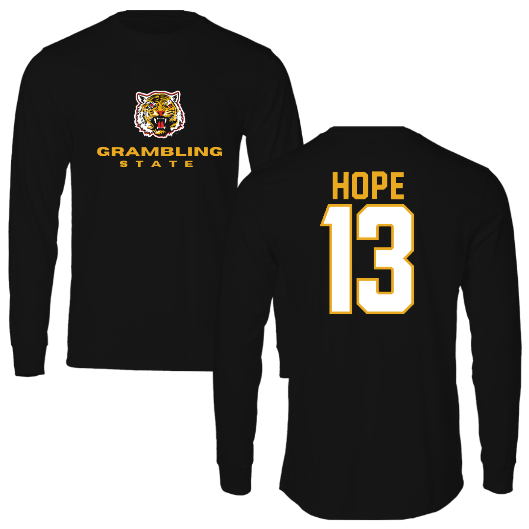 Grambling State University Softball Black Long Sleeve - #13 Lexi Hope