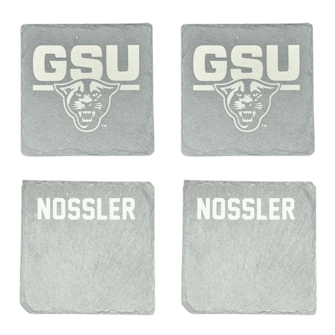 Georgia State University Tennis Stone Coaster (4 Pack)  - Hugo Nossler