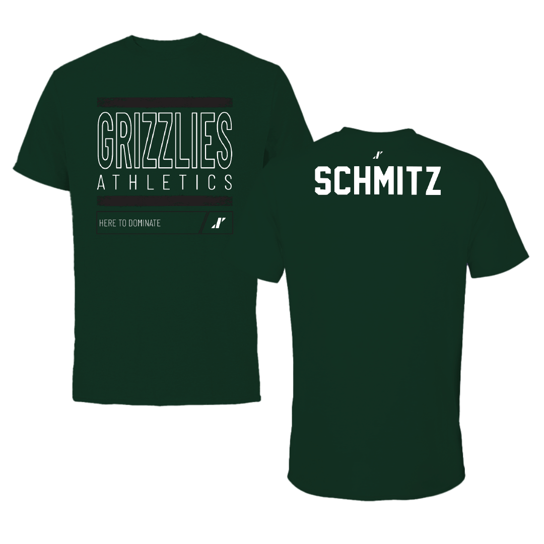 Adams State University Golf Forest Green Dominate Performance Tee - Nevaeh Schmitz