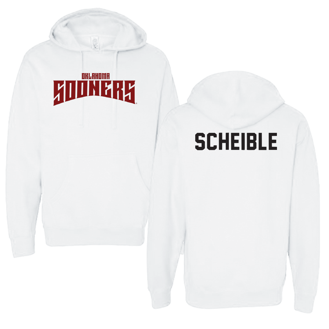 University of Oklahoma Gymnastics White Classic Hoodie - Hannah Scheible