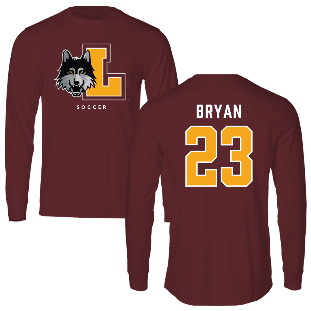 Loyola University-Chicago Soccer Maroon Mascot Performance Long Sleeve - #23 Ava Bryan