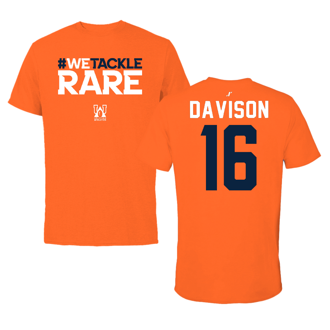 Syracuse University Softball Orange Uplifting Athletes Tee - #16 Taylor Davison