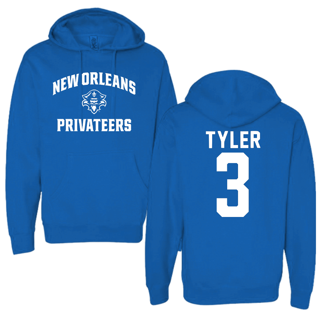 University of New Orleans Volleyball Blue General Hoodie - #3 Jamyra Tyler