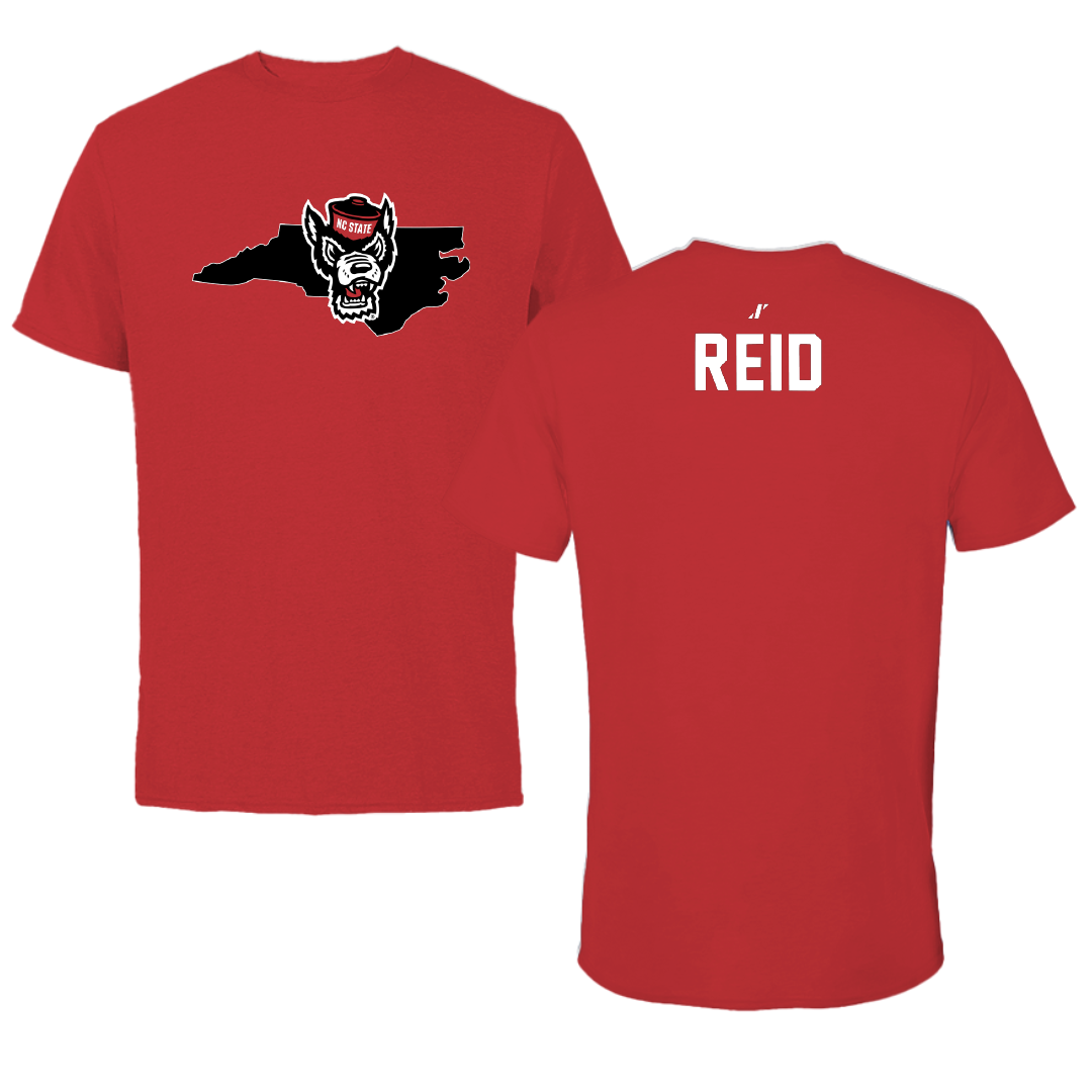 North Carolina State University Gymnastics Red State Performance Tee - Madeline Reid