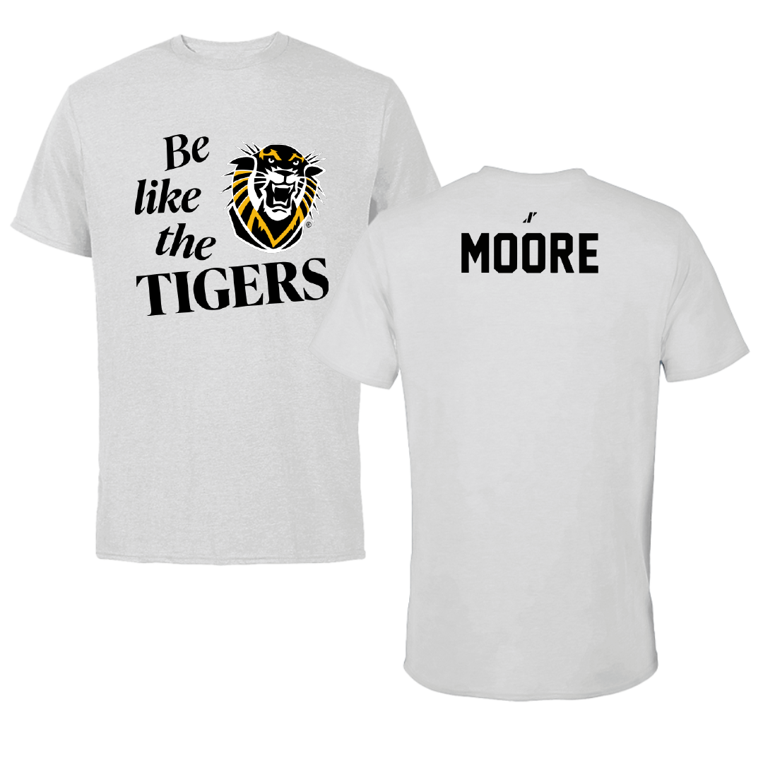 Fort Hays State University Wrestling Light Gray Be Like Us Performance Tee - Nichole Moore