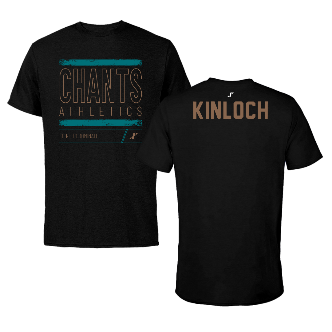 Coastal Carolina University TF and XC Black Dominate Performance Tee - Amanda Kinloch
