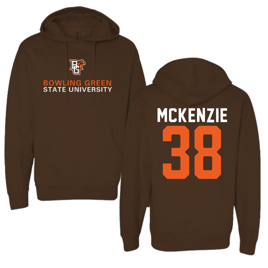 Bowling Green State University Baseball Brown Hoodie - #38 Cooper McKenzie