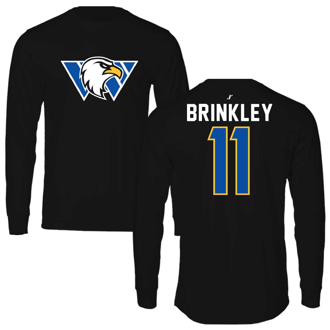 Williams Baptist University Baseball Black Long Sleeve - #11 Connor Brinkley