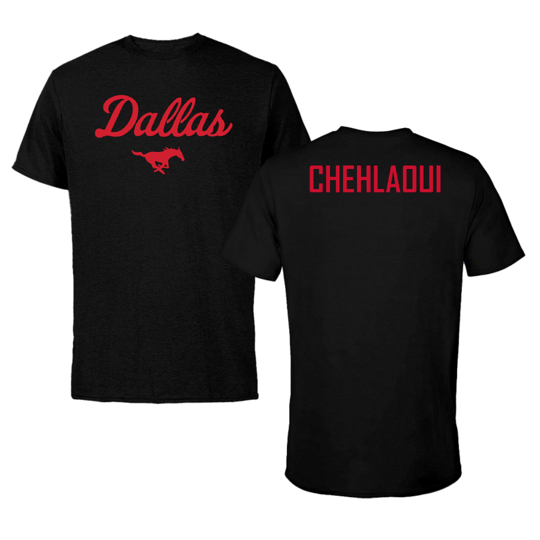 Southern Methodist University Cheer Black Dallas Tee - Grace Chehlaoui
