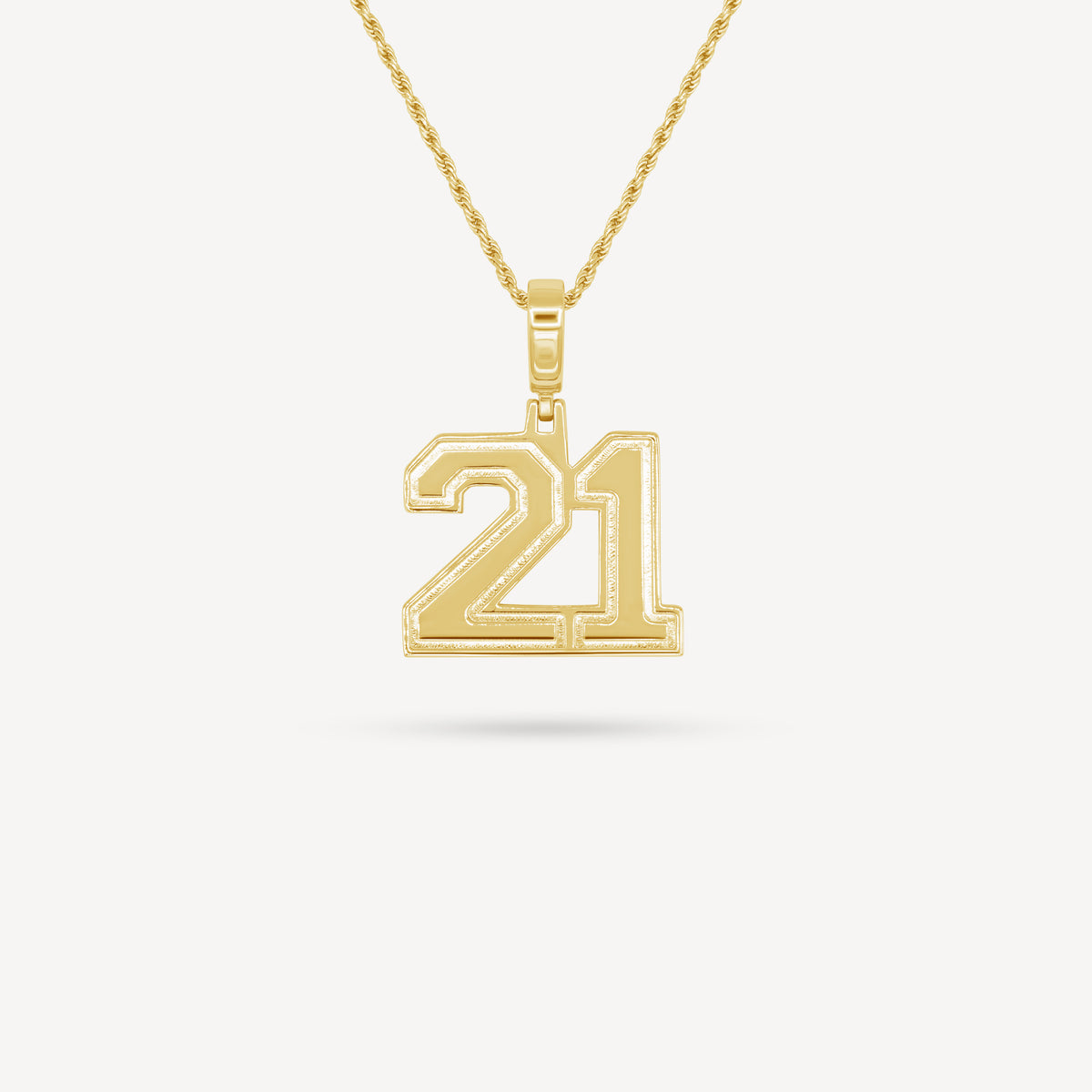 Gold Presidents Pendant and Chain - #21 Jason Smith