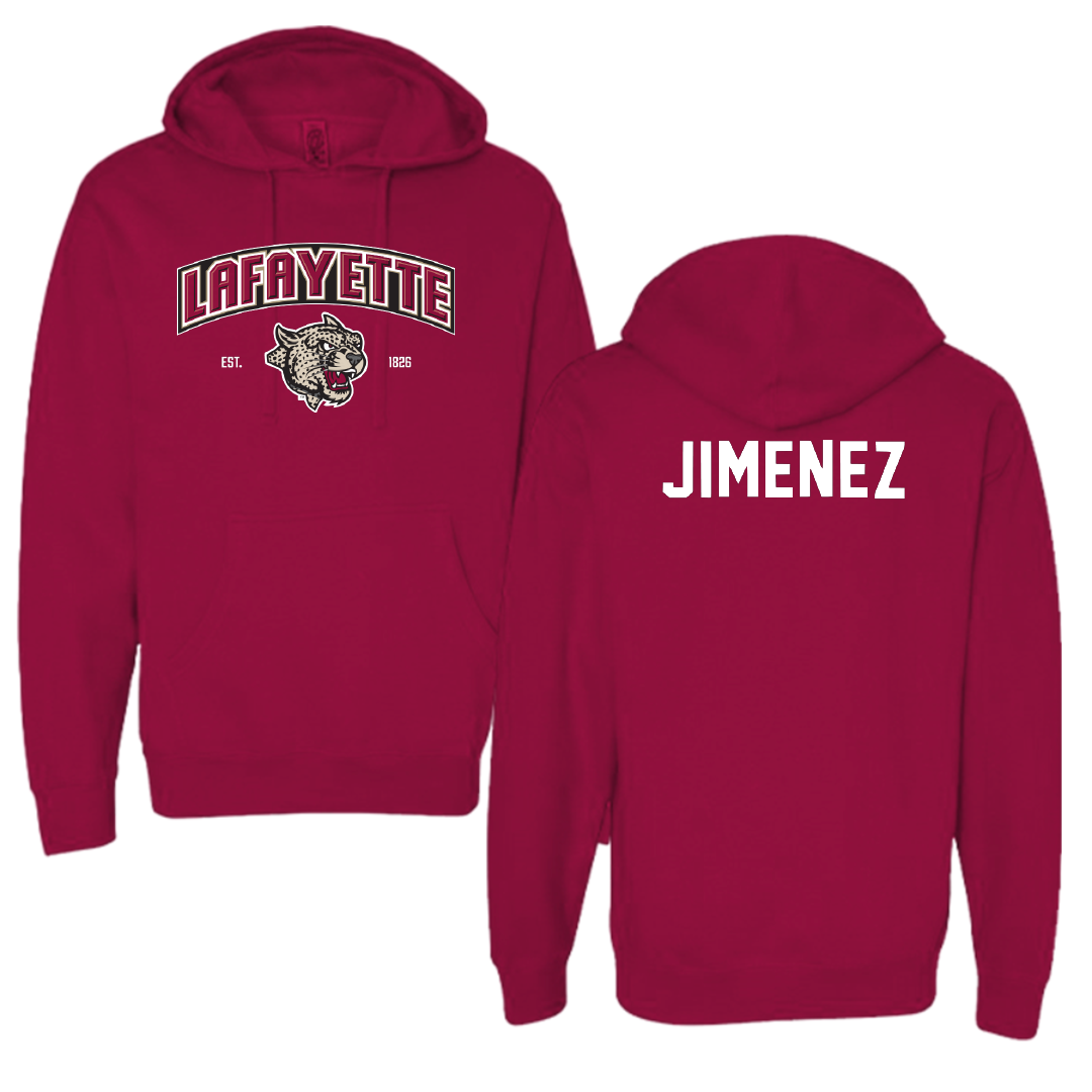 Lafayette College Swimming & Diving Cardinal General Hoodie - Timothy Jimenez