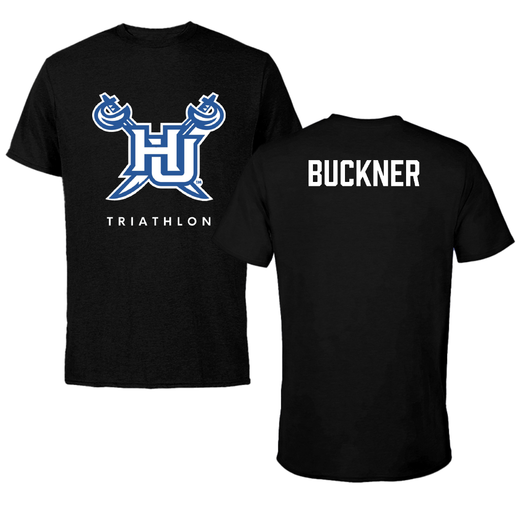 Hampton University Triathlon Black Performance Tee - Niya Buckner