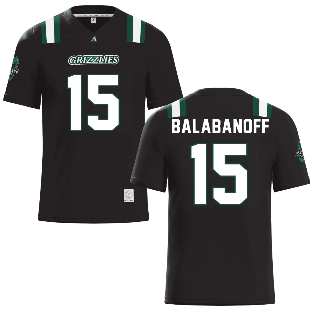 Adams State University Black Lacrosse Jersey - #15 Dawson Balabanoff