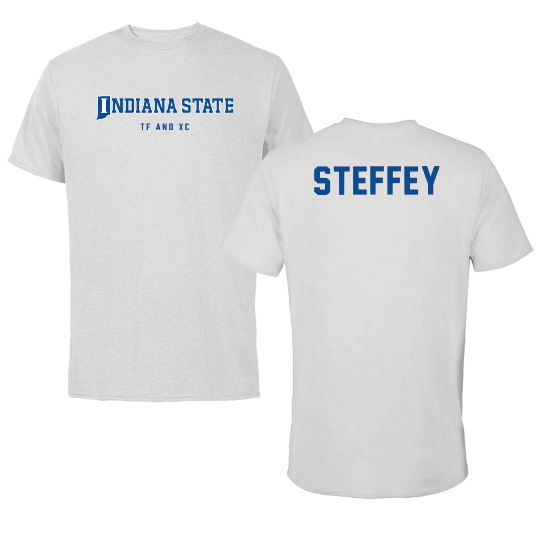 Indiana State University TF and XC Light Gray Performance Tee - Allison Steffey