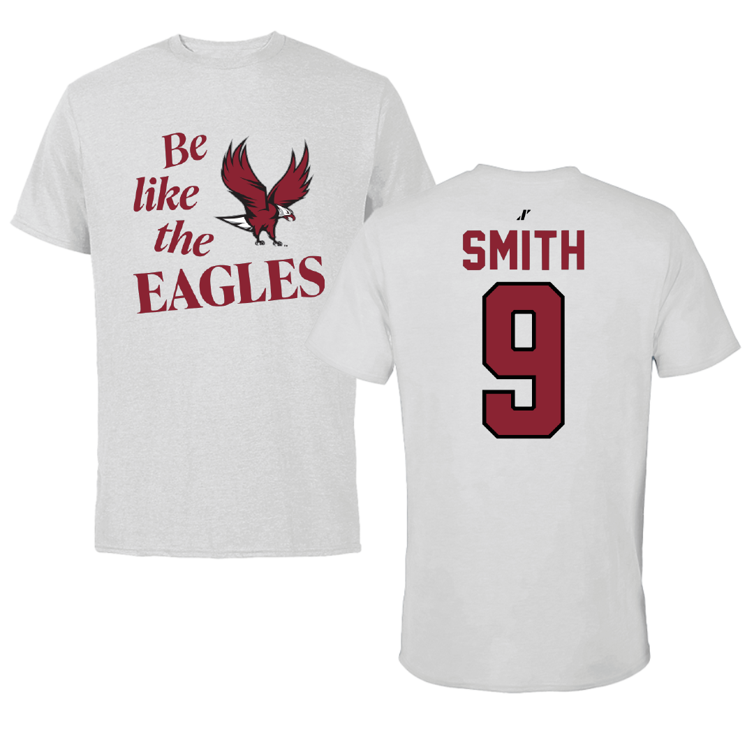 North Carolina Central University Softball Light Gray Be Like Us Performance Tee - #9 Kendall Smith