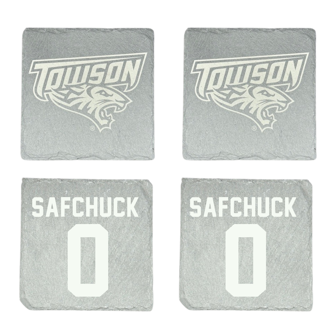 Towson University Lacrosse Stone Coaster (4 Pack)  - #0 Savannah Safchuck