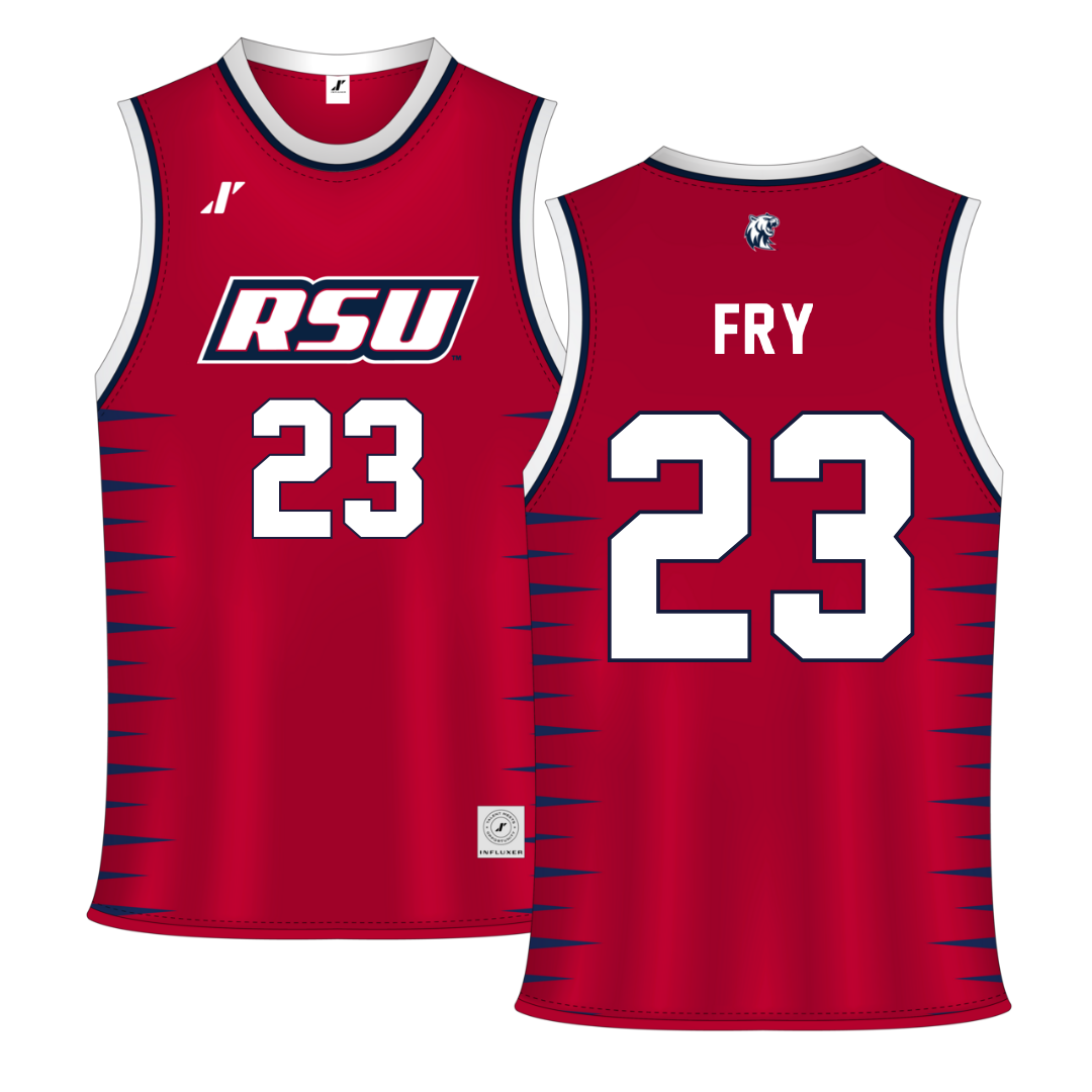 Rogers State University Red Basketball Jersey - #23 Caden Fry