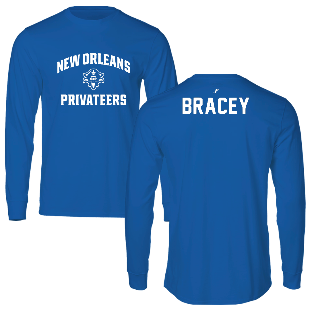 University of New Orleans TF and XC Blue General Performance Long Sleeve - Trinity Bracey