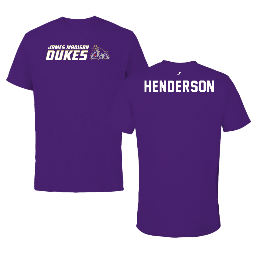 James Madison University TF and XC Purple General Tee - Jordyn Henderson
