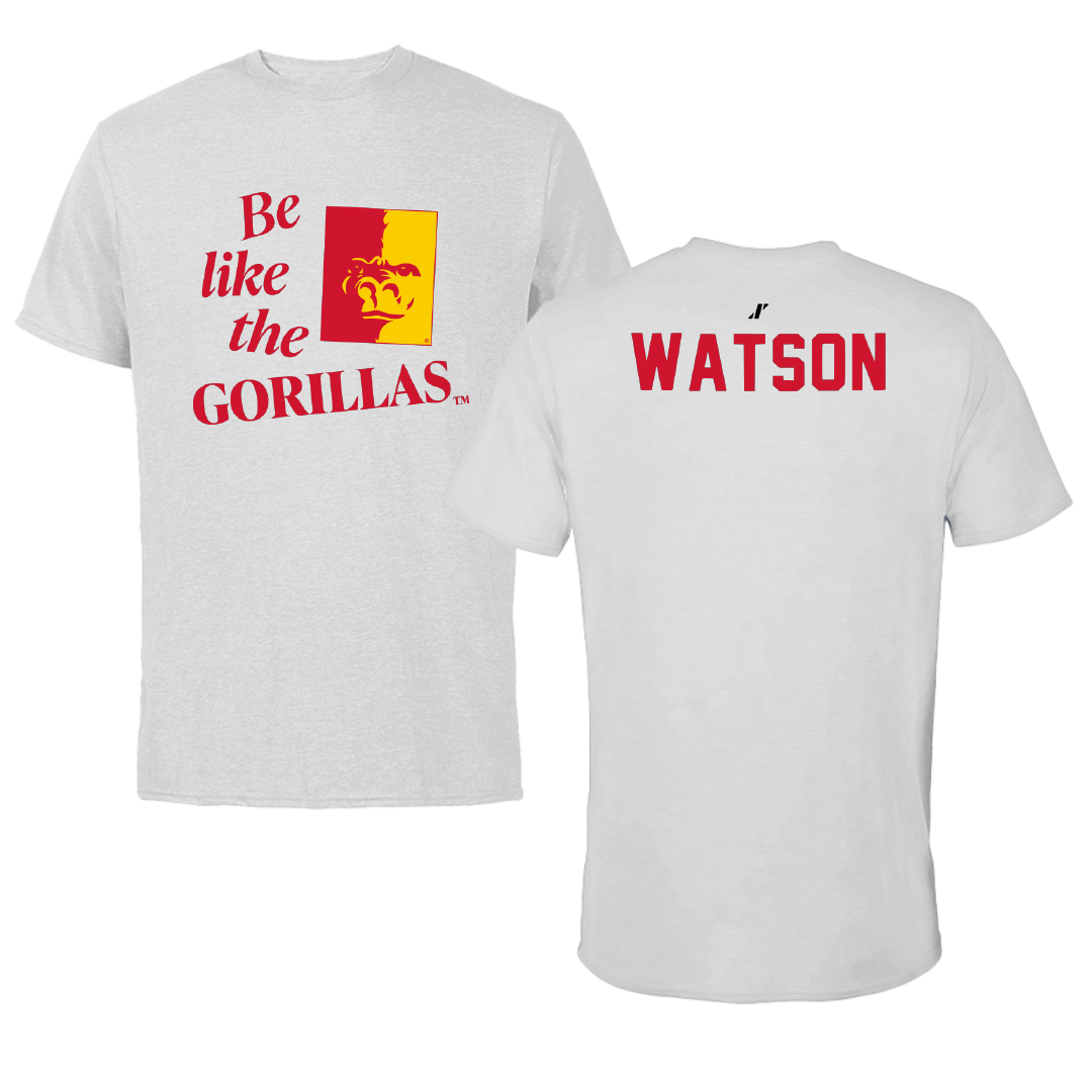 Pittsburg State University TF and XC Light Gray Be Like Us Tee - Nate Watson