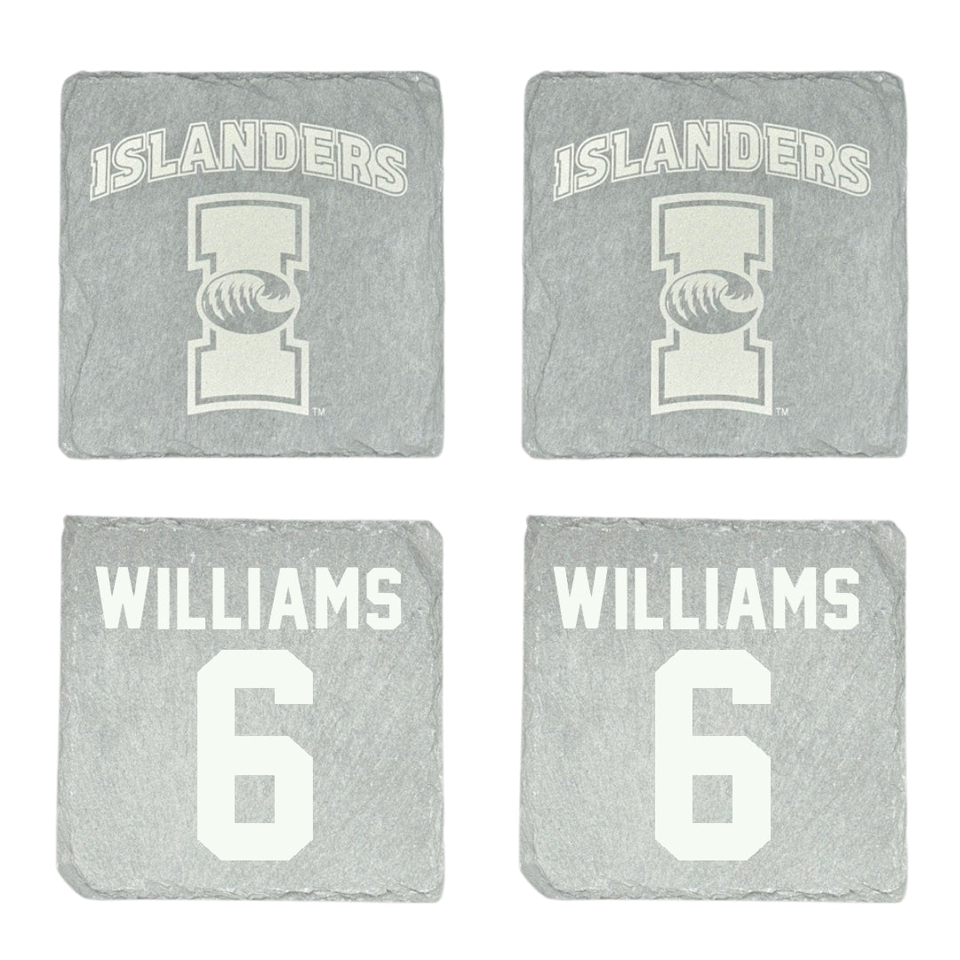 Texas A&M University-Corpus Christi Basketball Stone Coaster (4 Pack)  - #6 Sheldon Williams