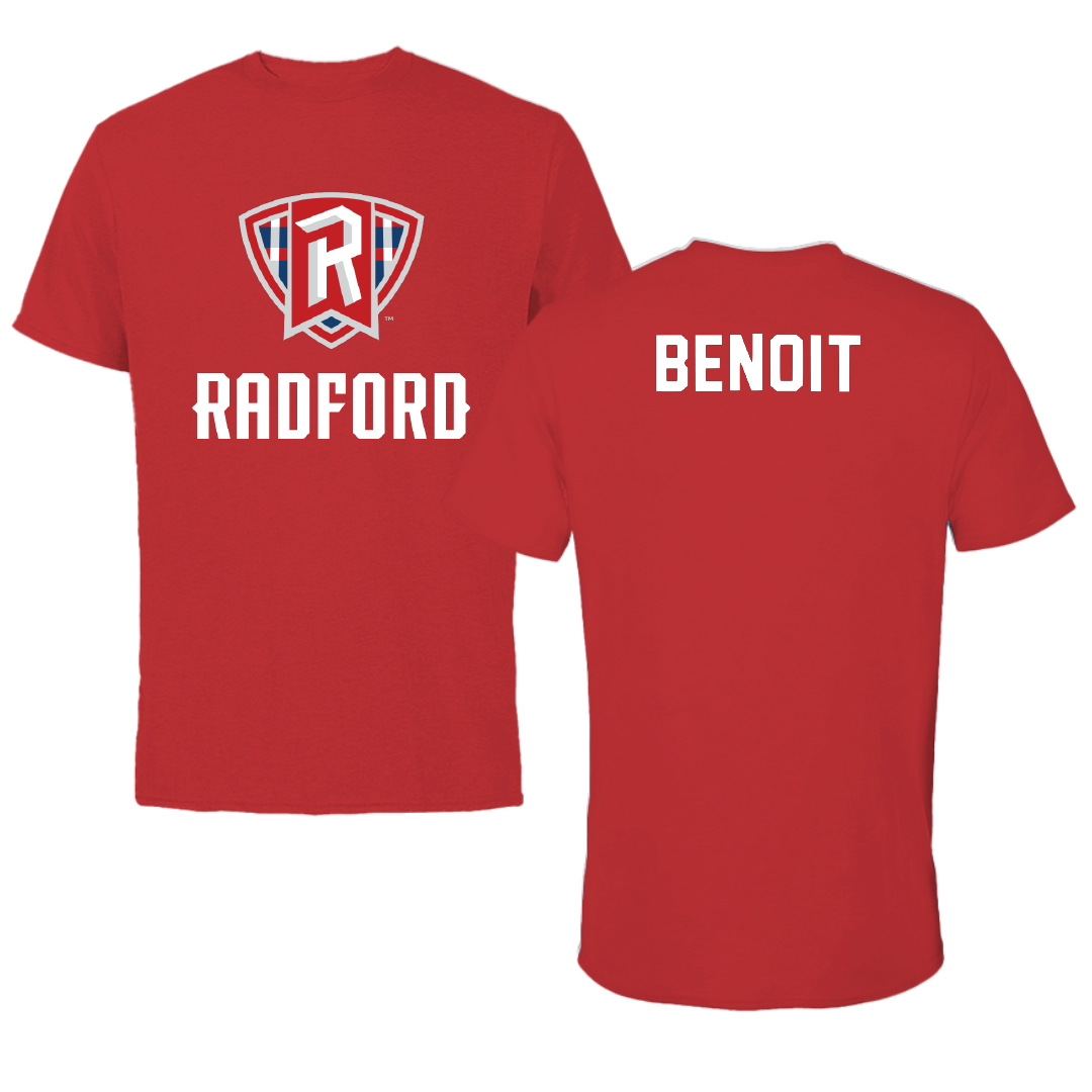 Radford University TF and XC Red Performance Tee - Jack Benoit