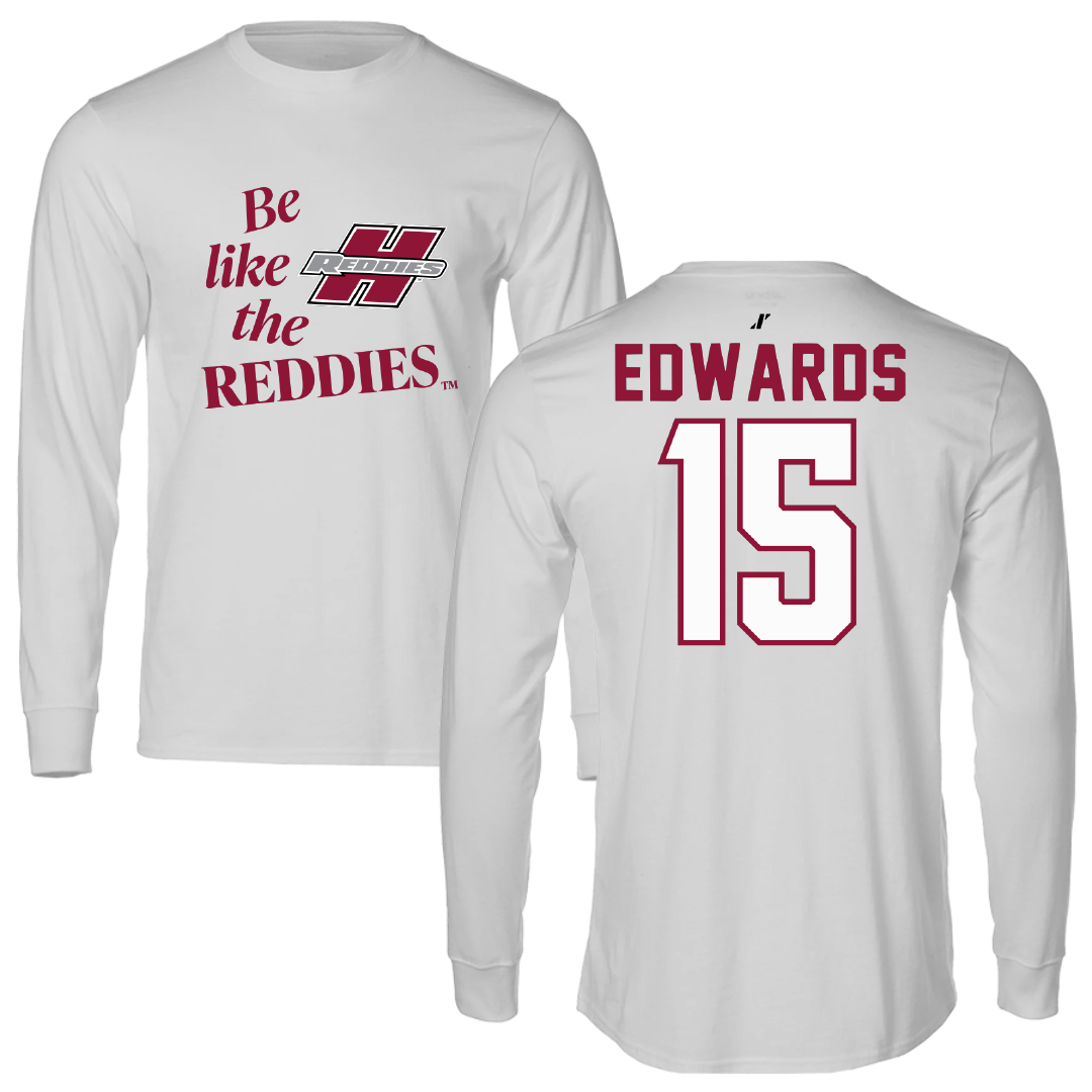 Henderson State University Football Light Gray Be Like Us Long Sleeve - #15 Andrew Edwards