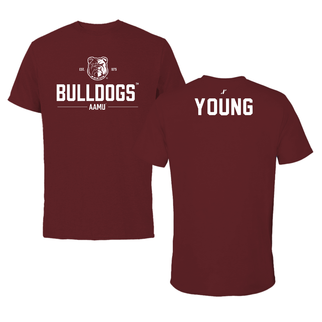 Alabama A&M University Cheer Maroon General Tee - Madison Young