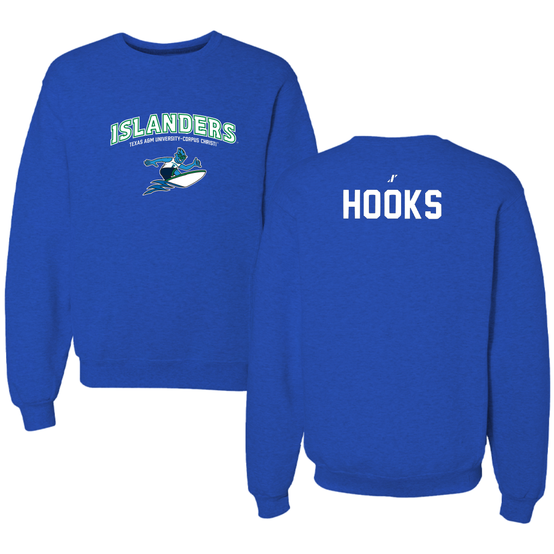 Texas A&M University-Corpus Christi TF and XC Blue General Crewneck - Damacio Hooks
