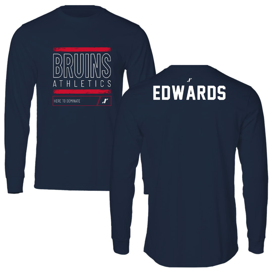 Belmont University Golf Navy Dominate Performance Long Sleeve - Harper Edwards