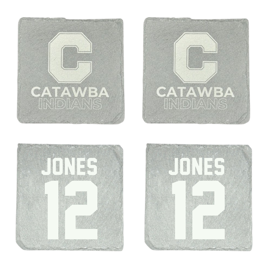Catawba College Football Stone Coaster (4 Pack)  - #12 Rickey Jones
