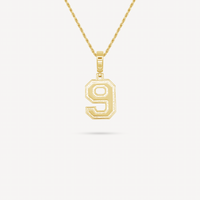 Gold Presidents Pendant and Chain - #9 Ryan Koch