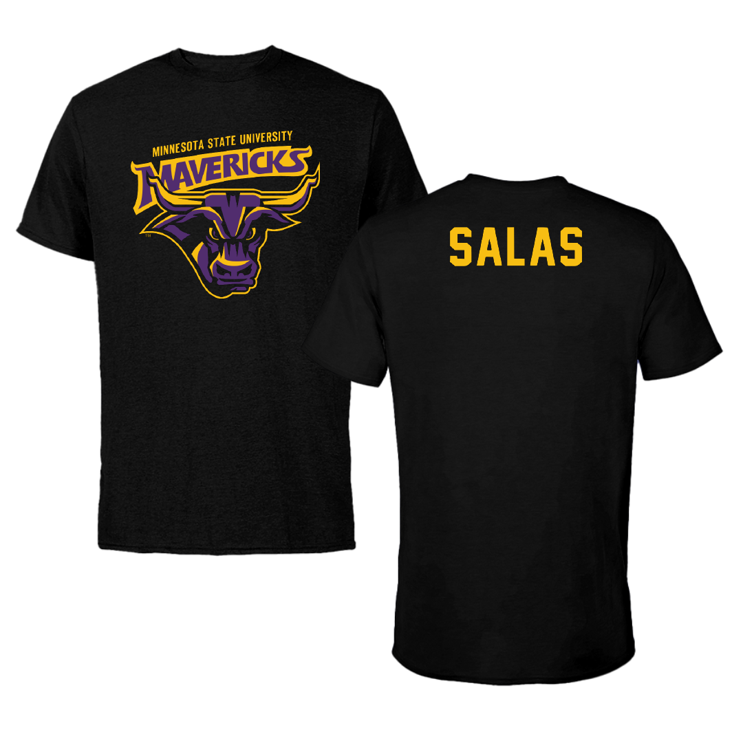 Minnesota State University-Mankato Wrestling Black Tee - James Salas