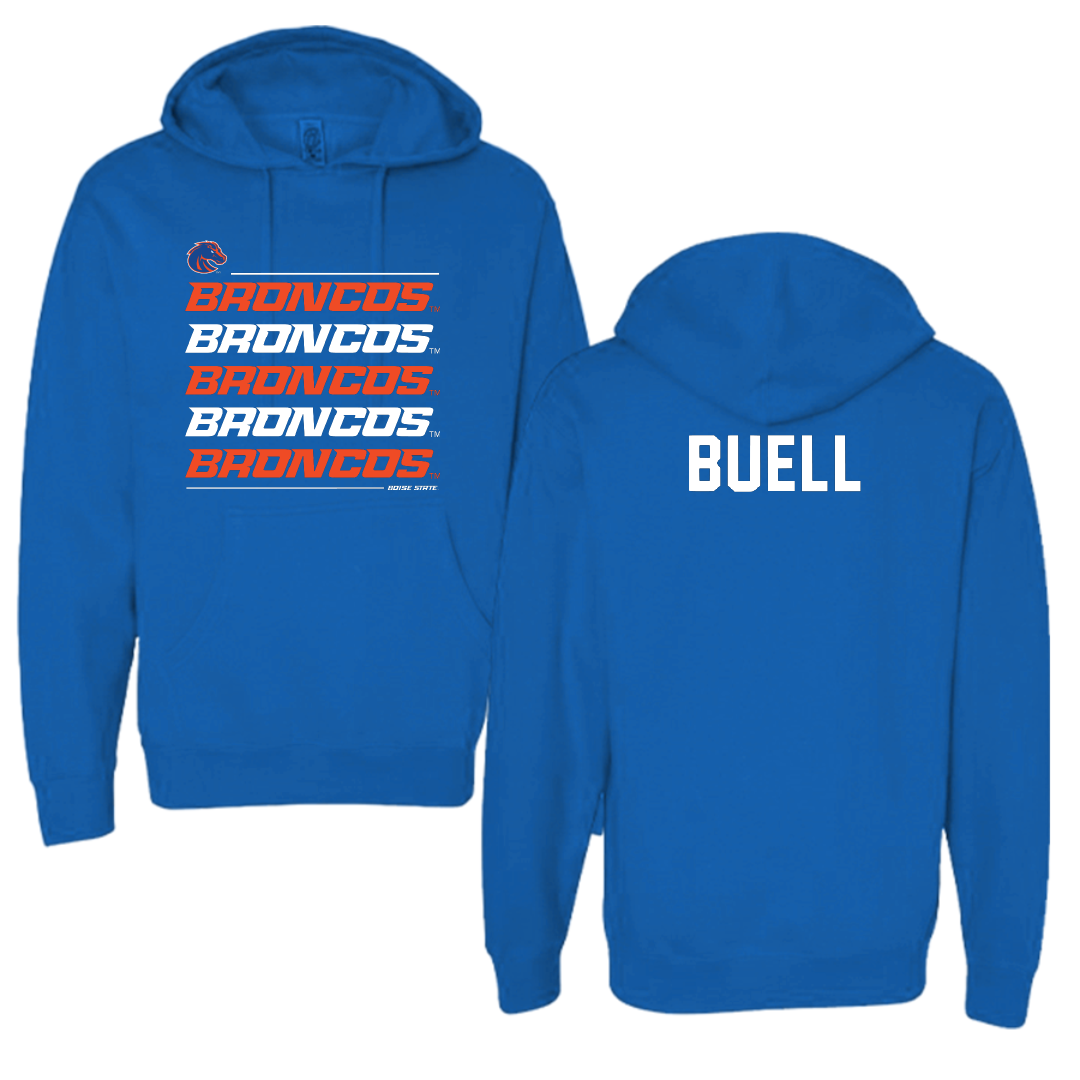 Boise State University Gymnastics Blue General Hoodie - Carly Buell