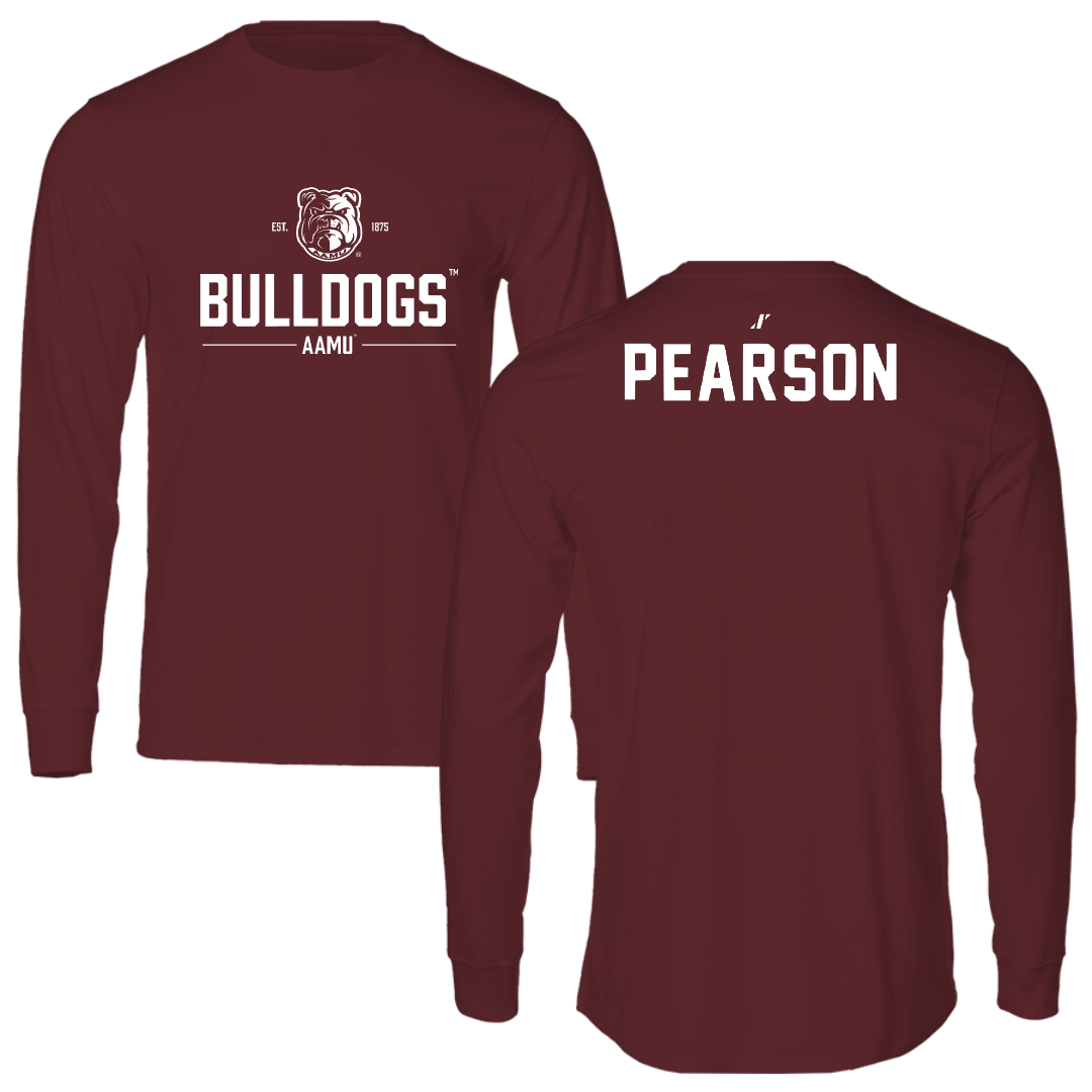 Alabama A&M University Cheer Maroon General Long Sleeve - Rosalind Pearson