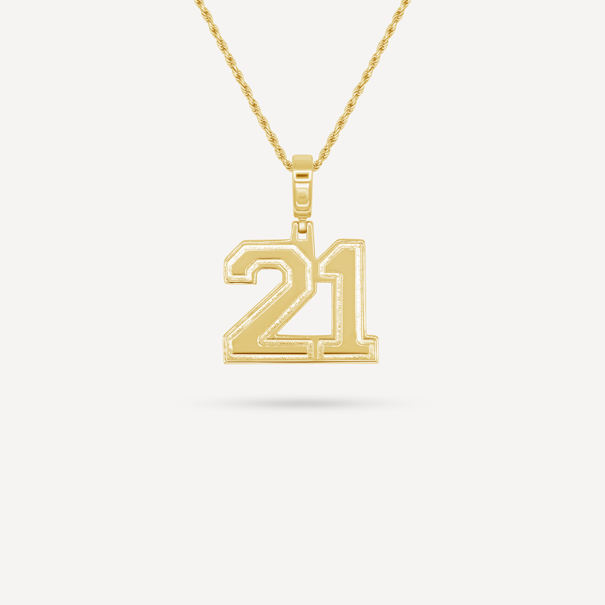 Gold Presidents Pendant and Chain - #21 Jensen Linton