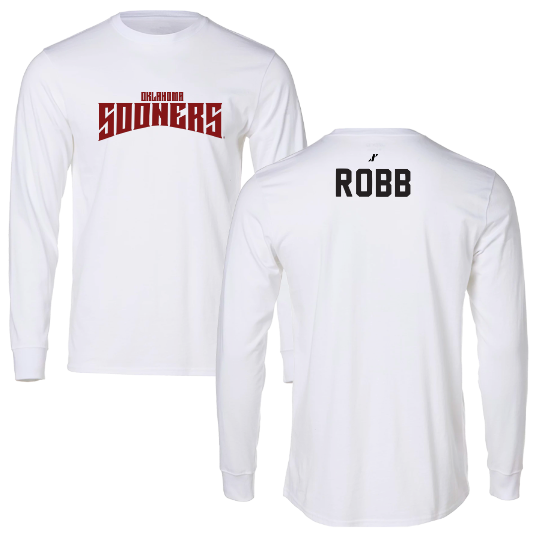 University of Oklahoma Rowing White Classic Performance Long Sleeve - Alexa Robb