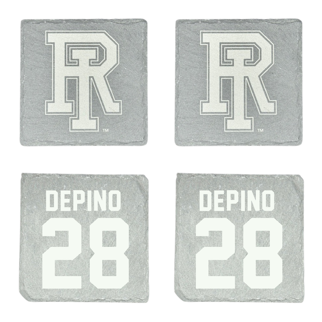 University of Rhode Island Baseball Stone Coaster (4 Pack)  - #28 Anthony DePino