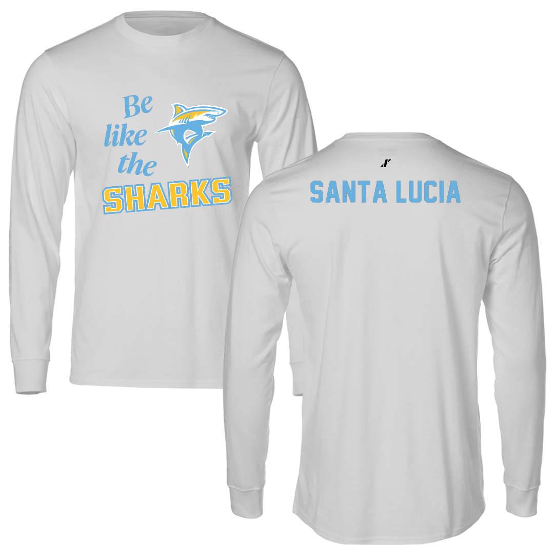 Long Island University Dance Light Gray Be Like Us Long Sleeve - Alyssa Santa Lucia