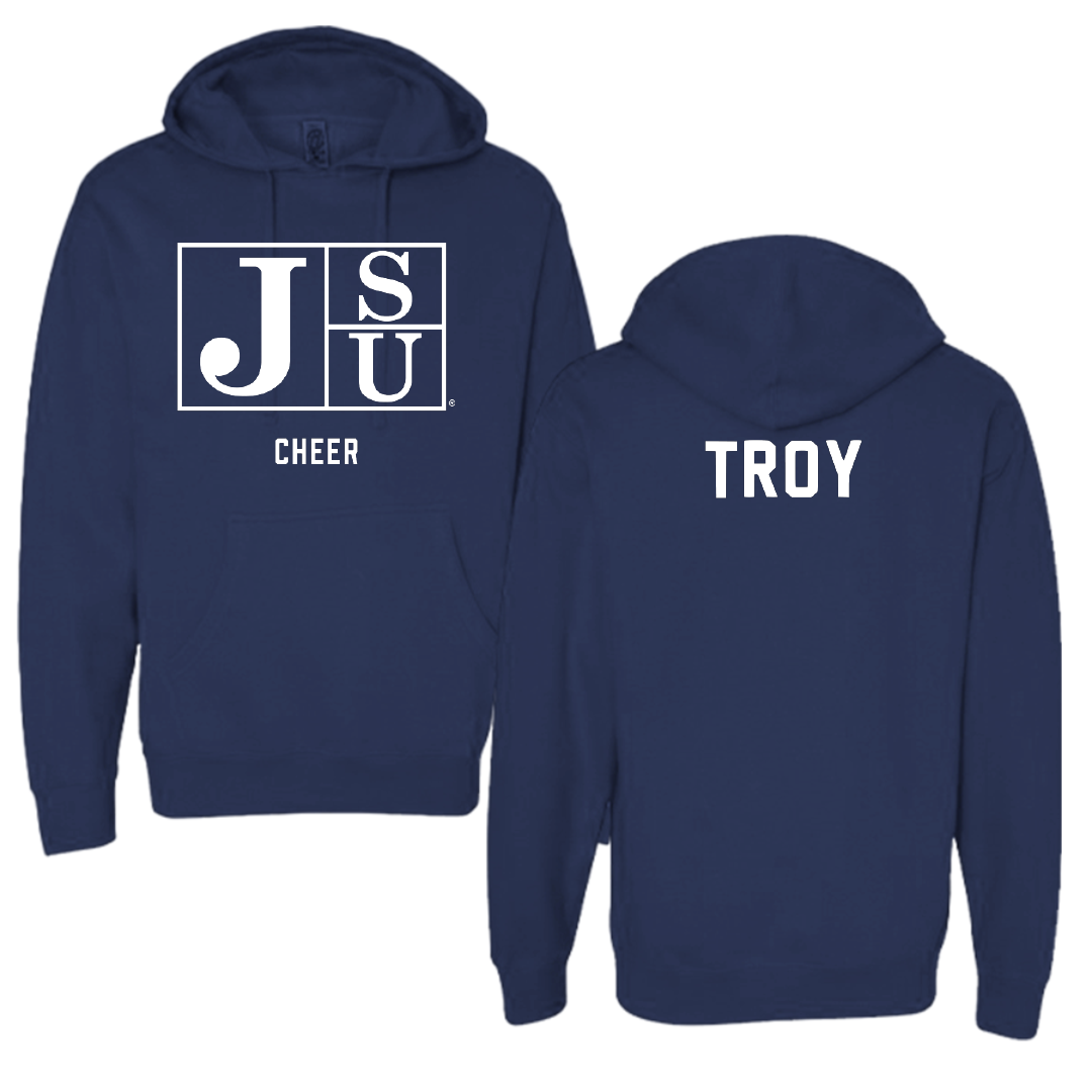 Jackson State University Cheer Navy Hoodie - EssenZe Troy