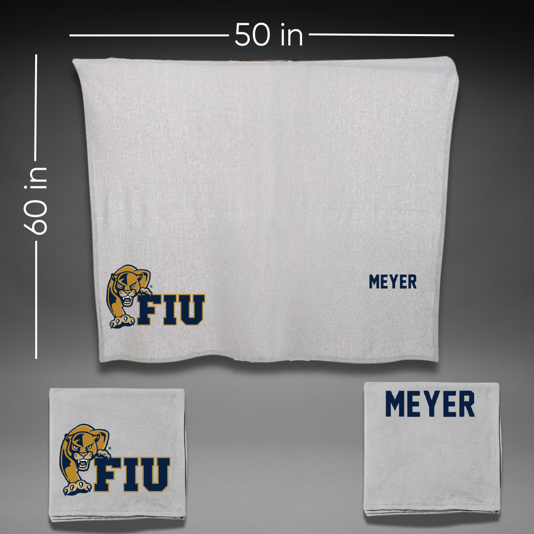 Florida International University TF and XC Gray Blanket - Kendall Meyer