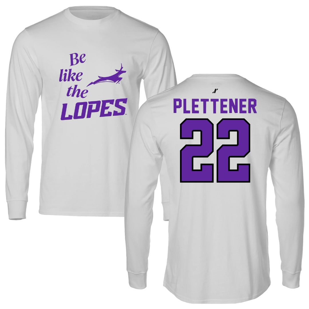 Grand Canyon University Beach Volleyball Light Gray Be Like Us Performance Long Sleeve - #22 Keyra Plettener