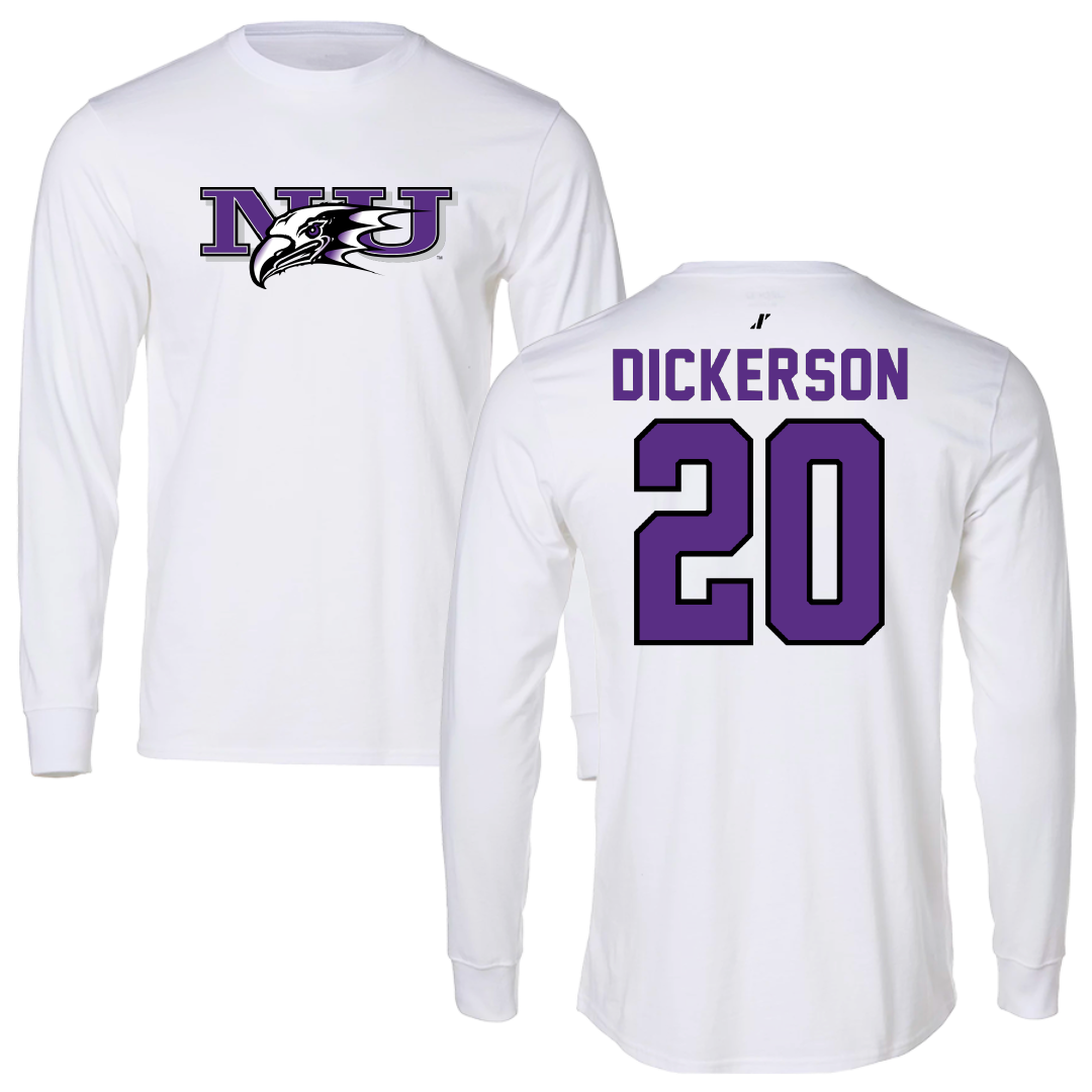 Niagara University Basketball White Long Sleeve - #20 Marlie Dickerson