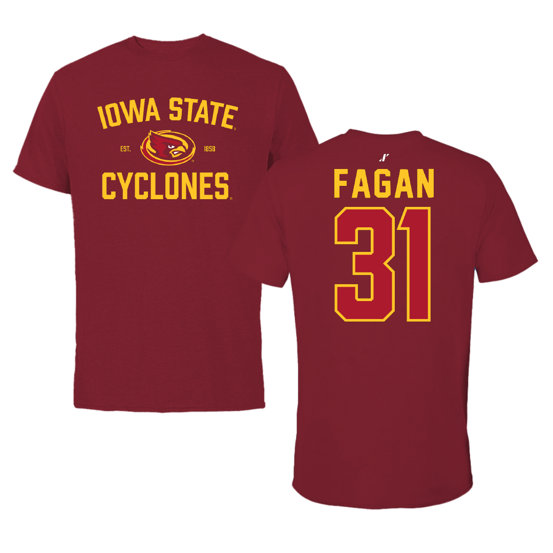 Iowa State University Soccer Cardinal General Tee - #31 Cadence Fagan