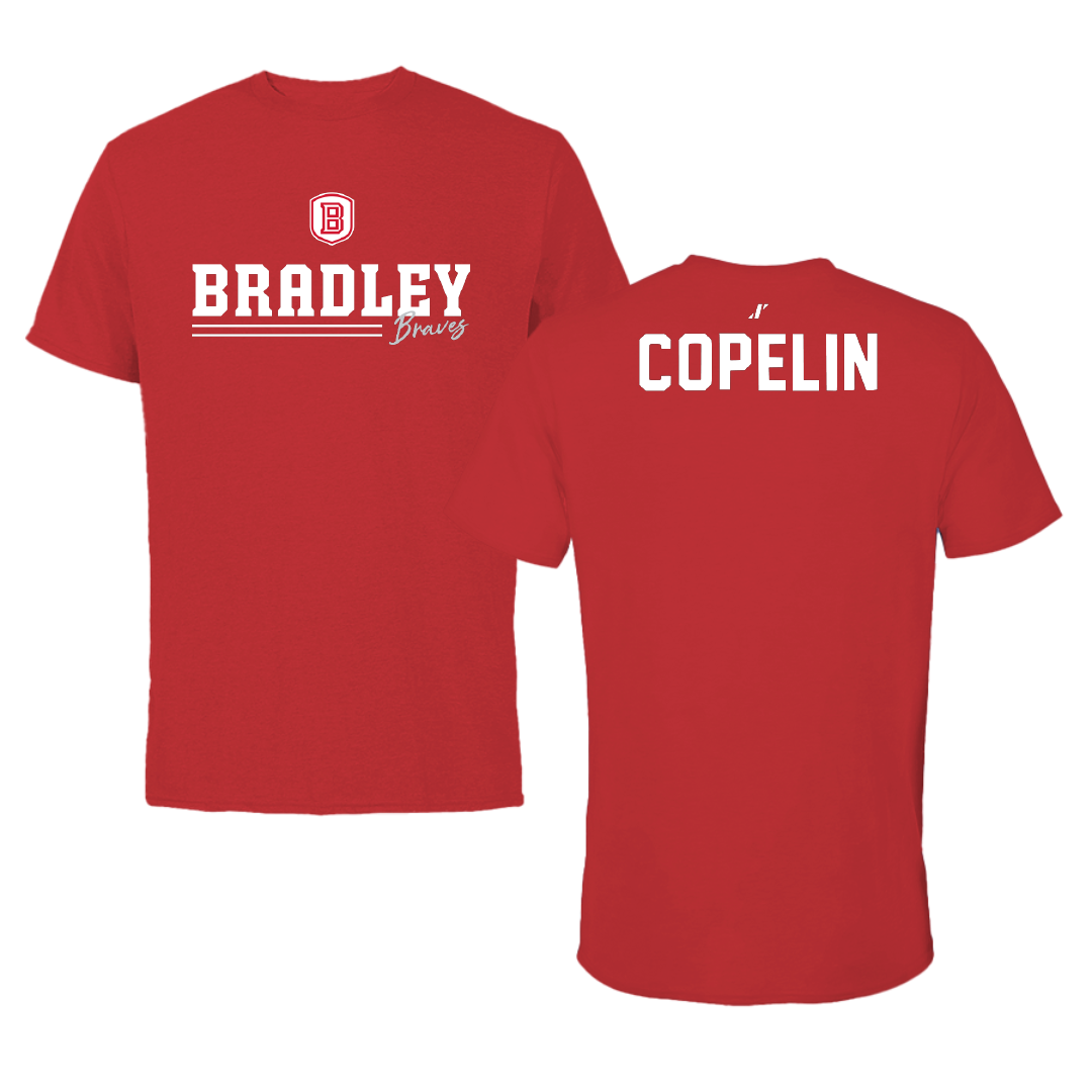 Bradley University TF and XC Red General Tee - Jaxson Copelin