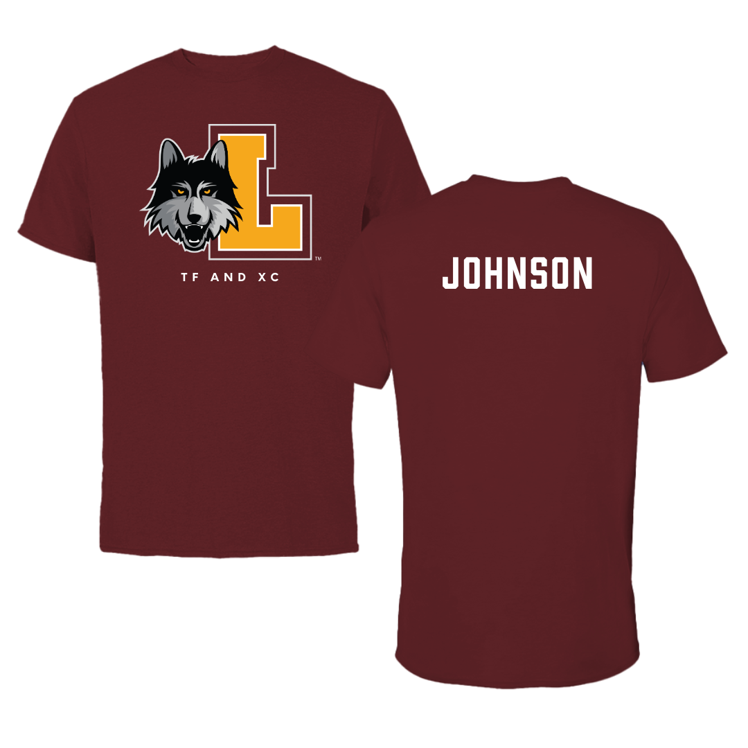 Loyola University-Chicago TF and XC Maroon Mascot Performance Tee - Jayla Johnson
