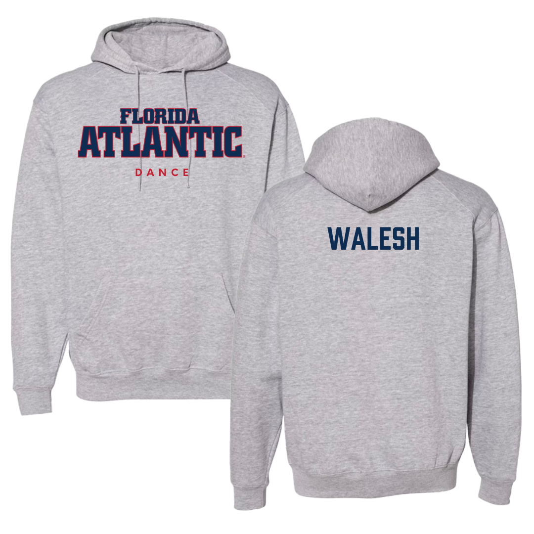 Florida Atlantic University Dance Gray Hoodie - Ashley Walesh
