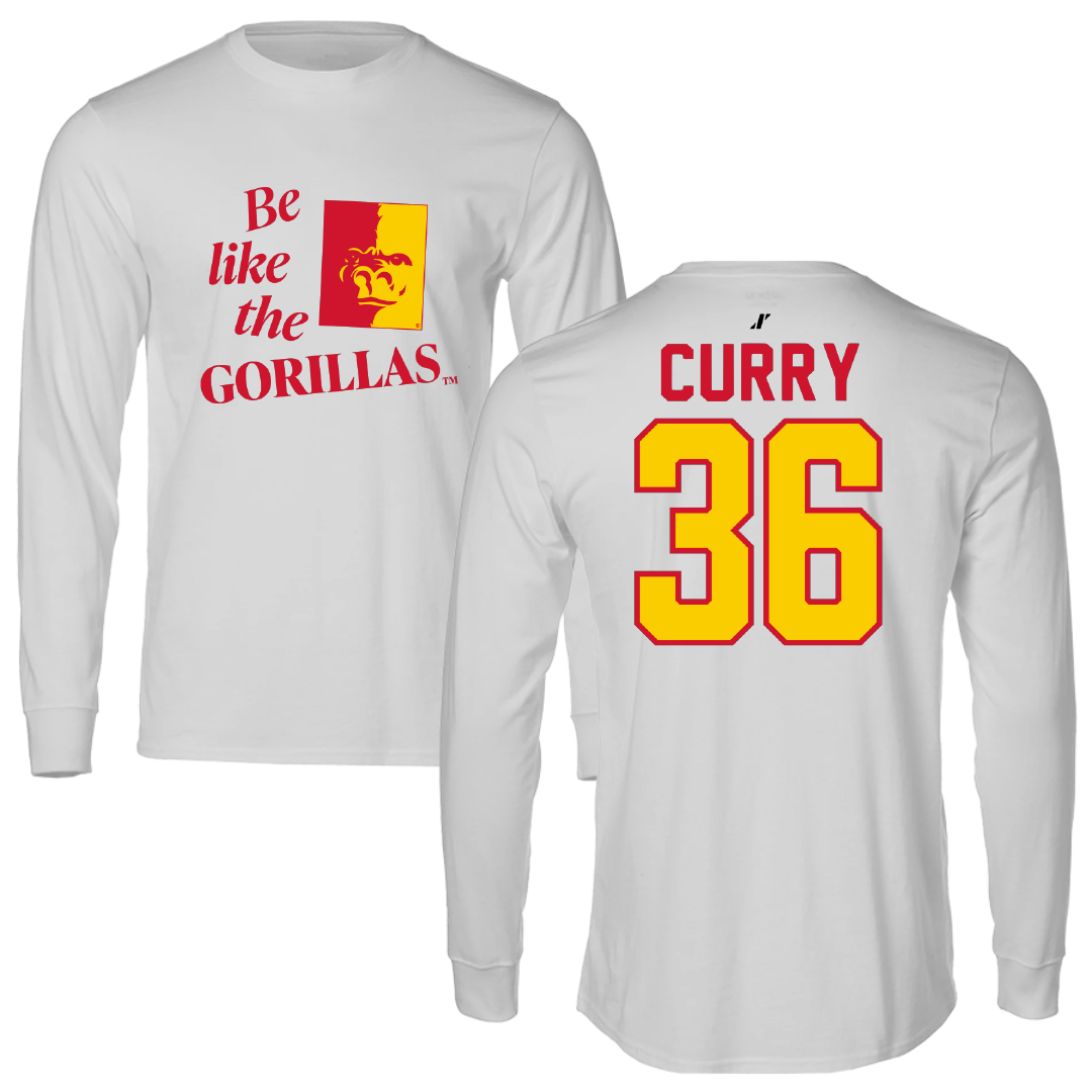 Pittsburg State University Baseball Light Gray Be Like Us Long Sleeve - #36 Ryker Curry