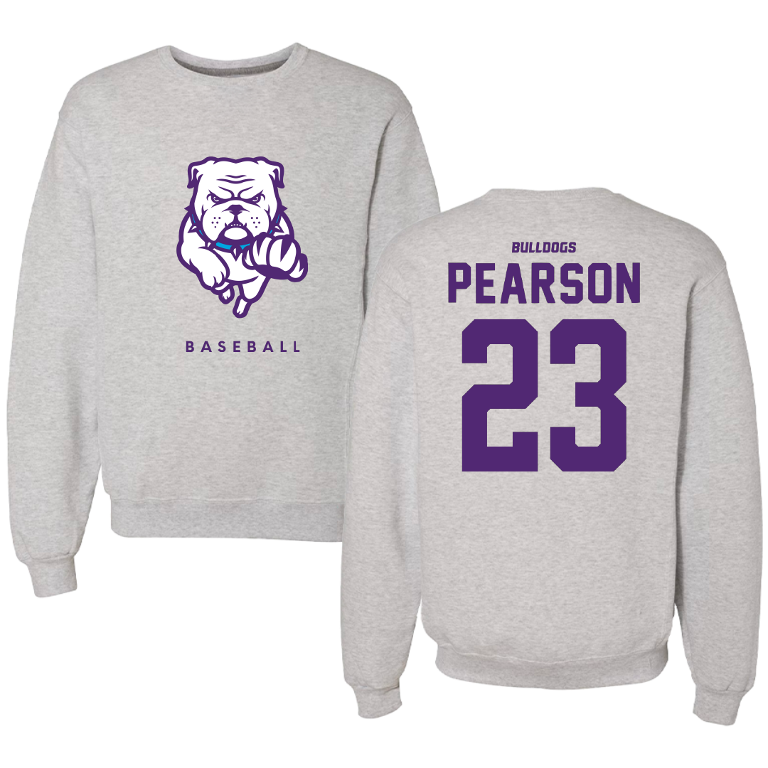 Truman State University Baseball Gray Crewneck - #23 Jack Pearson